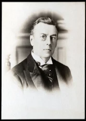 Porträt von Lord Joseph Chamberlain (1836-1914), britischer Geschäftsmann, Politiker und Staatsmann